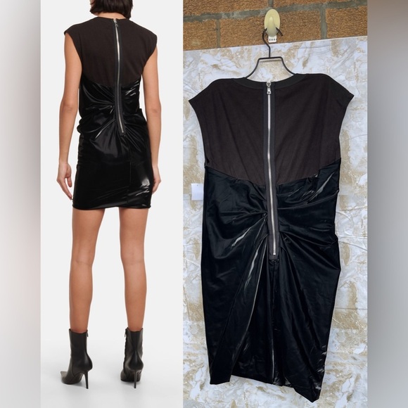 RTA Isabella vinyl minidress size Large - Picture 2 of 16
